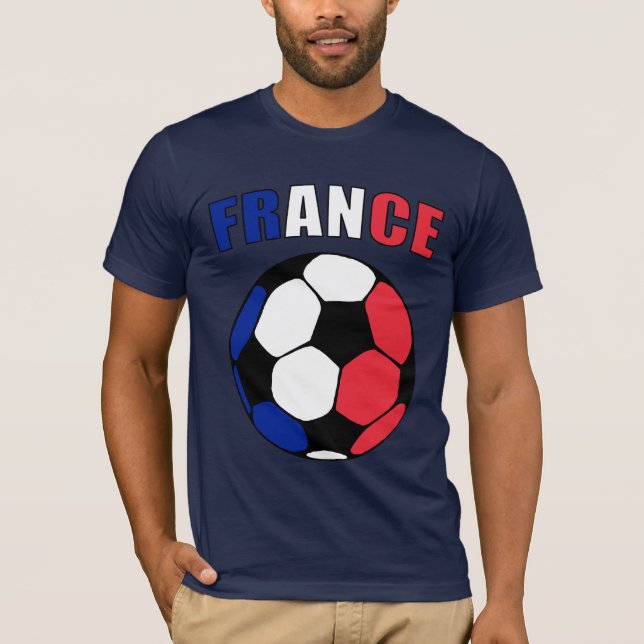 Camiseta France Footy (escuro) (Frente)