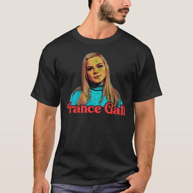 Camiseta France Gall  French Yé-Yé Icon Fan Art Classic T-S (Frente)