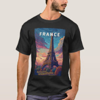 France Illustration Viagem Art Vintage
