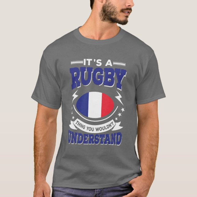 Camiseta France Rugby (Frente)
