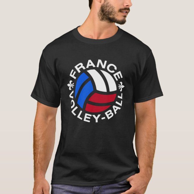 Camiseta France Volleyball Double sided (Frente)