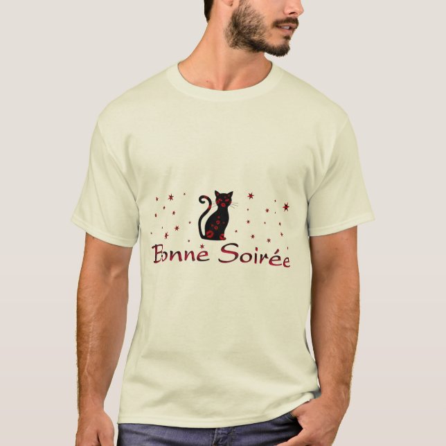 Camiseta Francês:Bonne Soiree (Frente)