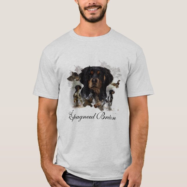 Camiseta Francês Brittany, Arte (Frente)