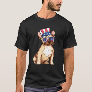 Camiseta Francês Buldogue Dog Lover Puppy American Frenchi