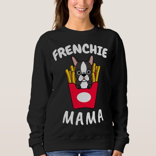 Camiseta Francês Buldogue Frenchie Mama Mãe Mãe Cachorro (Frente)