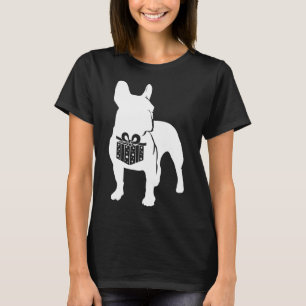 Camiseta Francês Bulldog Christmas Dog Frenchie