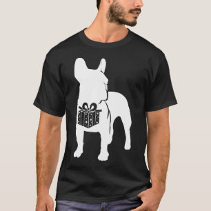 Camiseta Francês Bulldog Christmas Dog Frenchie