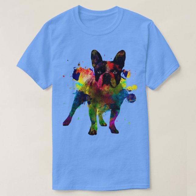 Camiseta Francês Bulldog Frenchie Dog 3 (Frente do Design)