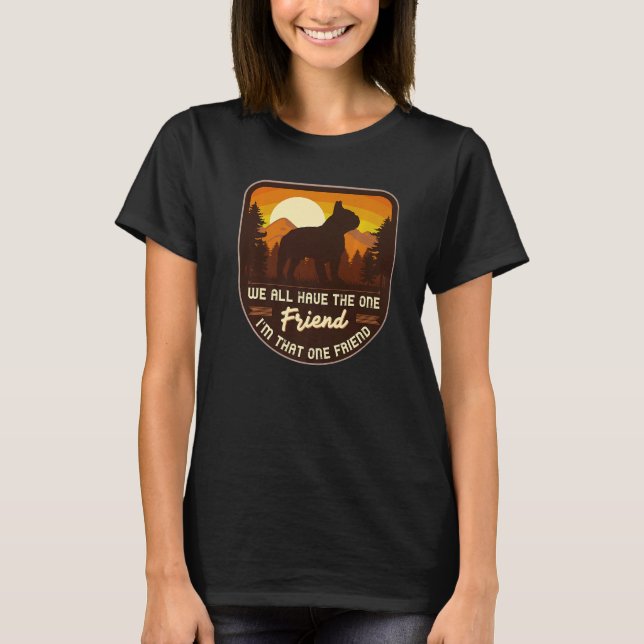 Camiseta Francês Bulldog Frenchie Dog Breed 30 (Frente)