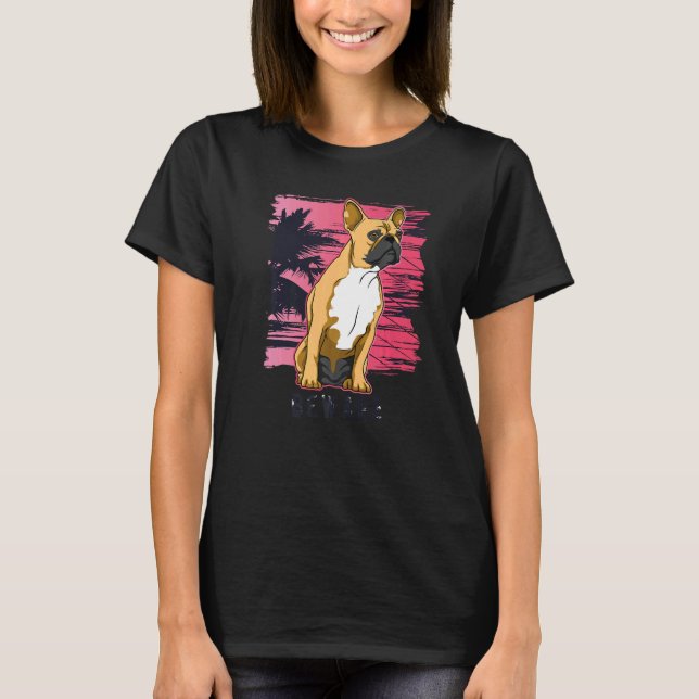 Camiseta Francês Bulldog Frenchie Dog Breed 93 (Frente)