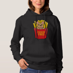 Camiseta Francês Bulldog Frenchie Fries Cute French Buldog