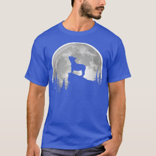 Camiseta Francês Bulldog Frenchie Howling Moon 