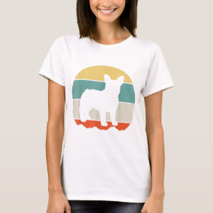 Camiseta Francês Bulldog Frenchie Mama Mulheres Cachorro S