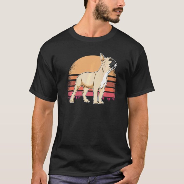 Camiseta Francês Bulldog Frenchie Sunset 14 (Frente)