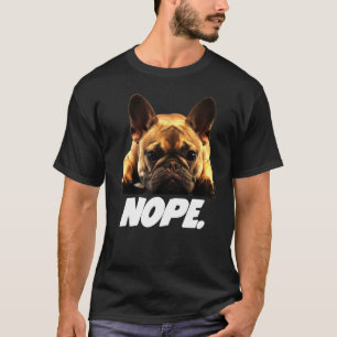 Camiseta Francês Bulldog Lpreguiçoso Francês