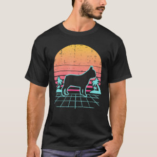 Camiseta Francês Bulldog Vaporwave Aestético Frenchie 80 