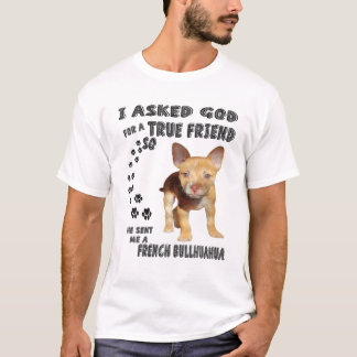 Camiseta Francês Bullhuahua Citação Mãe Impressão, Bulldog