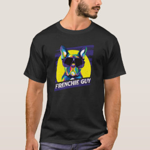 Camiseta Francês Cara Cachorro Pai Humor Pelo Pai Cachorro