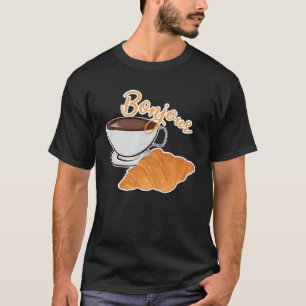 Camiseta Francês Croissant França Bandeira Francesa Francóf