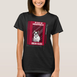 Camiseta Francês Em Caso De Infelicidade Quebrar Frência De