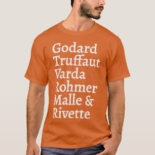 Camiseta Francês Novo Wave Cinema Legendas Ventilador Branc