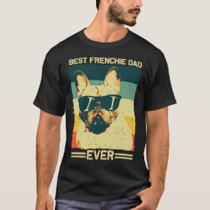 Camiseta Francês Pai Homens Pai Buldogue Francês Amor