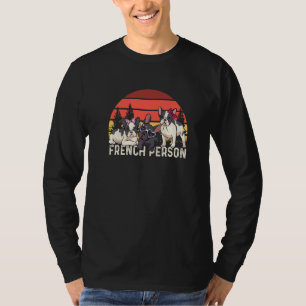 Camiseta Francês - Retro French Bulldog Dog Proprietário