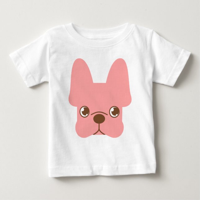 Camiseta Francês Rosa (Frente)