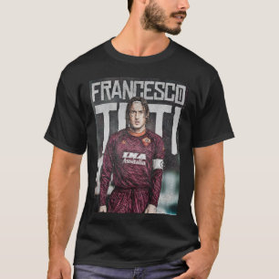 Camiseta Francesco Totti AS Roma Anos 2000 Estilo de Desenh