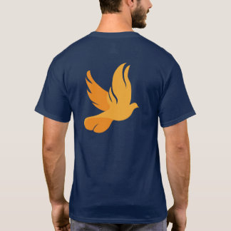 Camiseta Francis no azul-camisa dos Homens do Hill