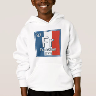 Camiseta Francium - França Bandeira da Ciência Francesa