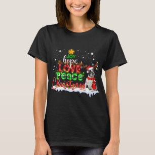Camiseta Franco Buldogue Papais noeis Reindeer Figurume Nat