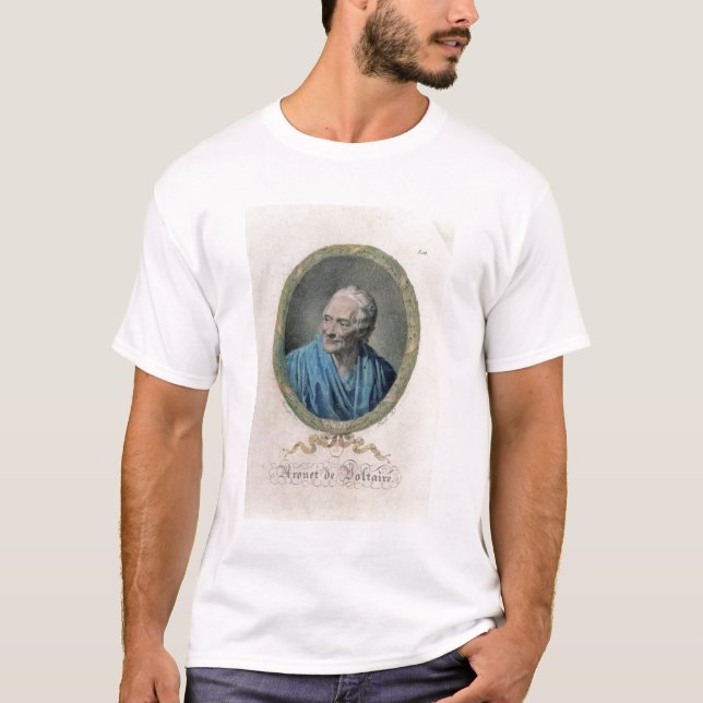 Camiseta Francois Marie Arouet de Voltaire (1694-1778) engr (Frente)