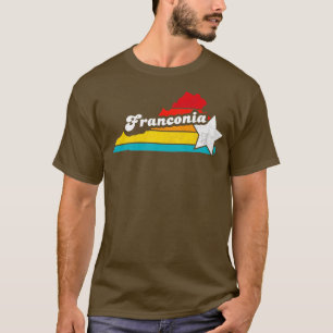 Camiseta Franconia Virginia Vintage angustiou Souvenir 2