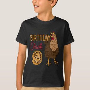 Camiseta Frango 9º Aniversário Franguinho Chuc Chuca Festa