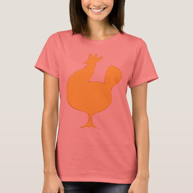 Camiseta Frango Amarelo Retroativo (Frente)