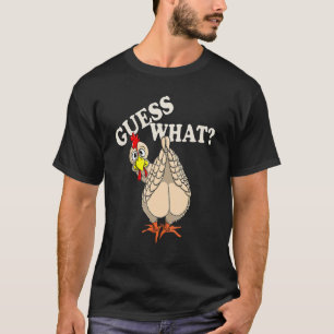 Camiseta Frango  Animal Adivinhe O Que Bunda De Frango