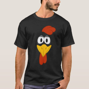 Camiseta Frango Animal Preguiçoso Diy Fantasia Fácil Hallow