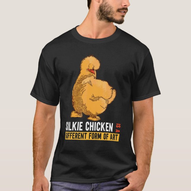 Camiseta Frango Art Silkie (Frente)