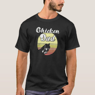 Camiseta Frango Atrevido Frango do Papai Pôr do Sol Retro G