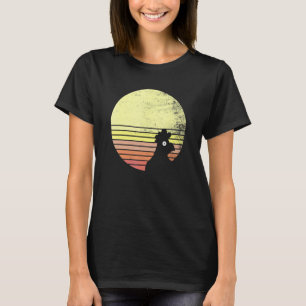 Camiseta Frango Atrevido Galinha Retro Pôr do Sol