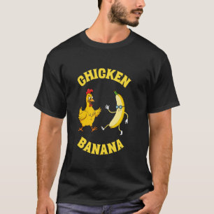 Camiseta Frango Banana Engraçado