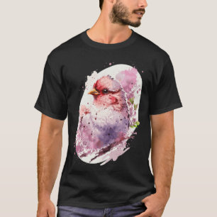 Camiseta Frango Bebê Galinha Flor de Cerejeira Fazenda Japo