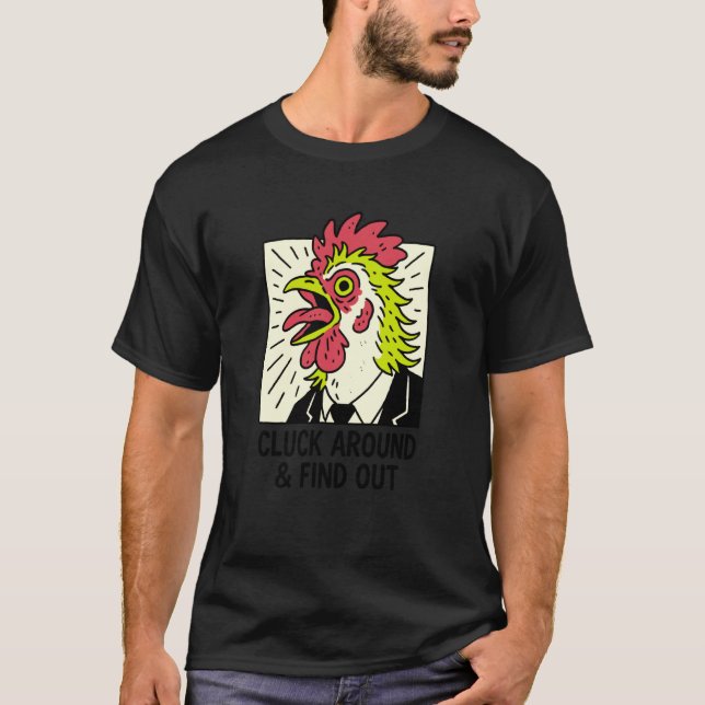 Camiseta Frango Bisbilhoteiro e Descobridor (Frente)