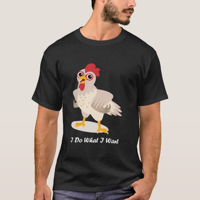 Camiseta Frango Bonito Macho Eu Faço O Que Quero Passarinho (Frente)