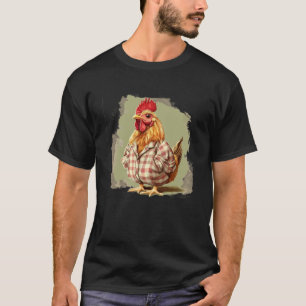 Camiseta Frango Brincalhão em Pijama Adorável para Meninos