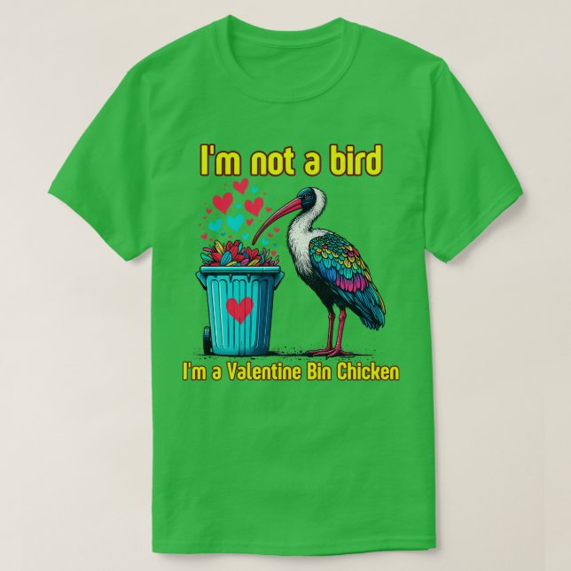 Camiseta frango caixa namorados (Frente do Design)