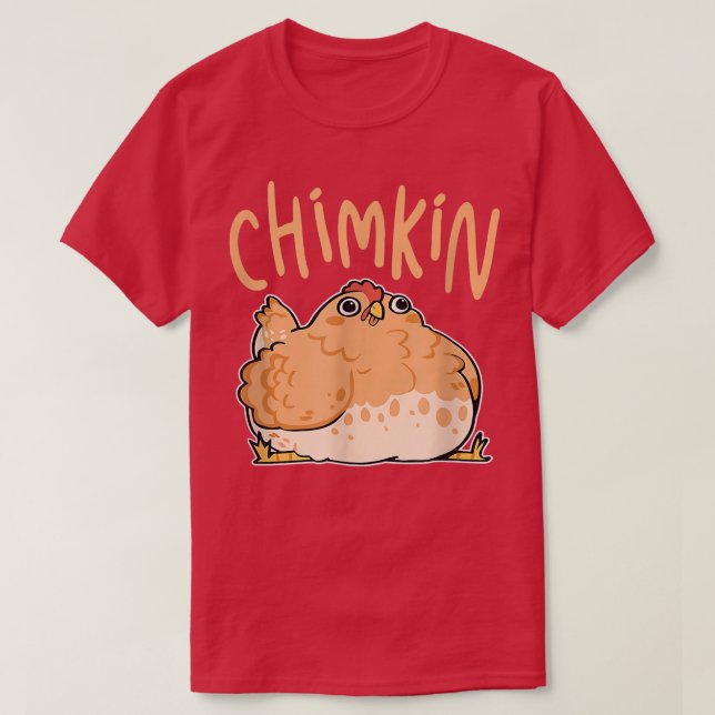 Camiseta Frango Chimkin Funny Fat (Frente do Design)