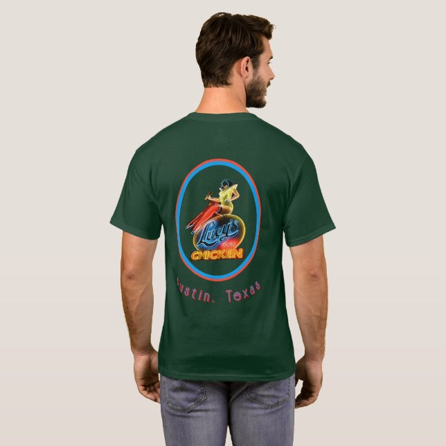 Camiseta Frango da Lucy (Parte Traseira Completa)