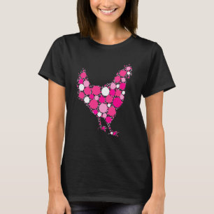 Camiseta Frango de Bolinha Rosa Dia Internacional do Ponto